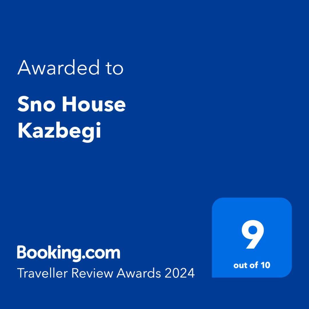 Sno House In Kazbeg Hotel Exterior photo